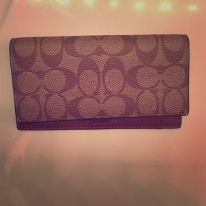 Coach Checkbook Holder