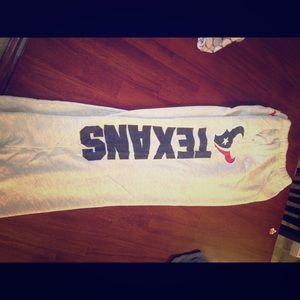 Victoria Secret Pink Texans lounge pants