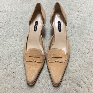 Hype Suede Heels