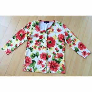 Jones of New York 2 piece cardigan set