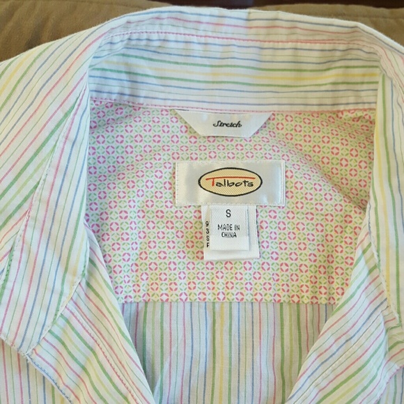 Talbots Striped Button Down - Picture 2 of 4