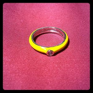nOir: Yellow Stackable Ring