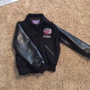 NCA jacket, blinged out
