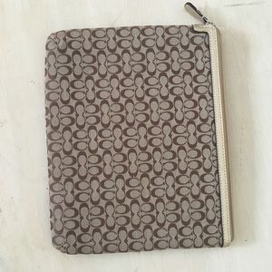 Coach iPad sleeve case