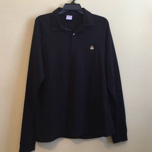 Brooks Brothers Long-Sleeve Collared Tee - M