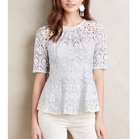Anthropologie HD in Paris Lace Blouse