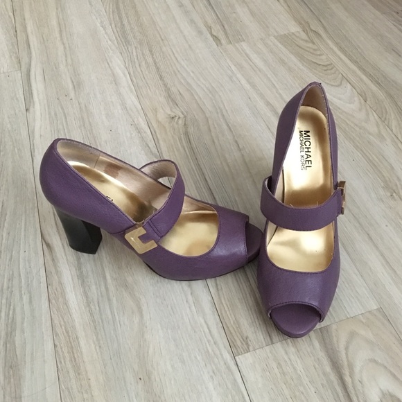 Michael Kors Mary Jane pumps w/ chunky heel