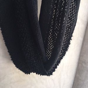 Black Infinity Scarf