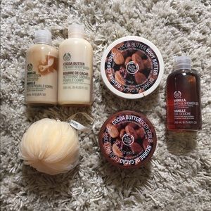 Body Shop Cosmetic Vanilla & Coco Butter Set