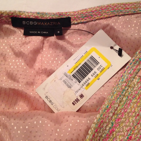 💥 LAST CHANCE💥BCBG Maxazaria-pink/ multi skirt - Picture 3 of 3