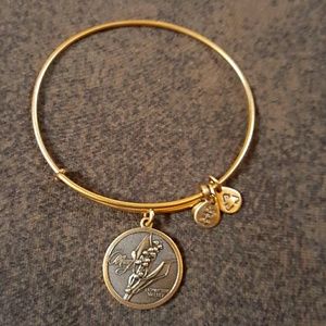 RARE Alex & ani lily of the valley May birthflower
