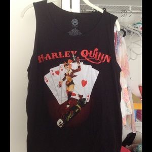 Harley Quinn Sleeveless Tank Top DC Bombshells XL