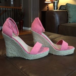 Colin Stuart Coral/Pink Wedges