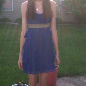 Blue dress