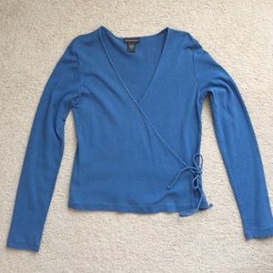 Banana Republic Knit Wrap Top