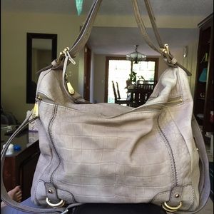 Alligator patterned tote by BCBG