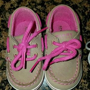 Sperry Top sider's infant girl's size 3