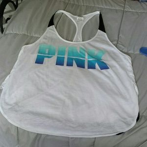 VS Pink racerback tank