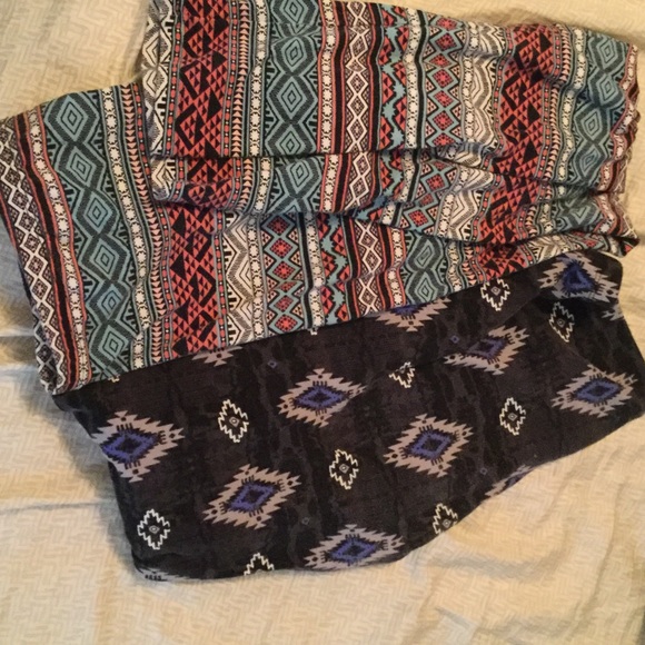 Two Soft Printed Leggings