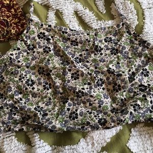 Floral Halter Crop Top