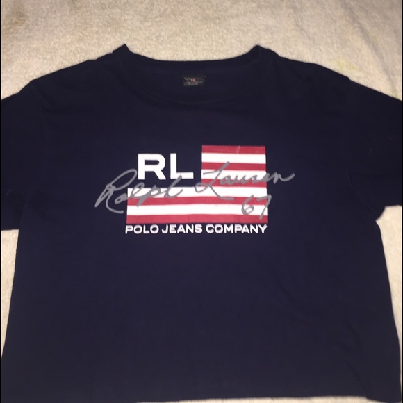 Rare vintage Ralph  Lauren polo crop top