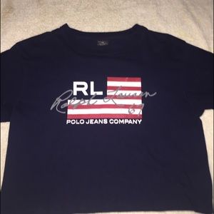 Rare vintage Ralph Lauren polo crop top