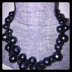 Black ball necklace