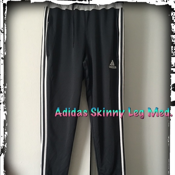 LAST CHANCE‼️‼️ADIDAS skinny leg track pants - Picture 1 of 3
