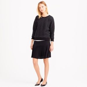 J.Crew Pleated Lattice Skirt