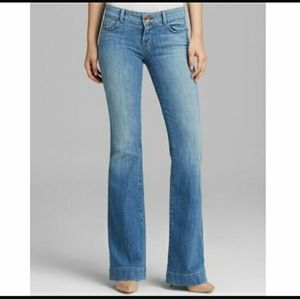 J brand "Love Story" bell bottoms