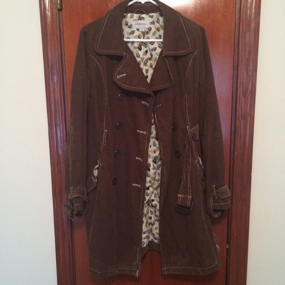 Merona size small corduroy trench coat