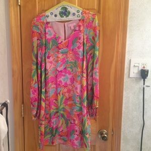 Lilly Pulitzer long sleeve shift dress
