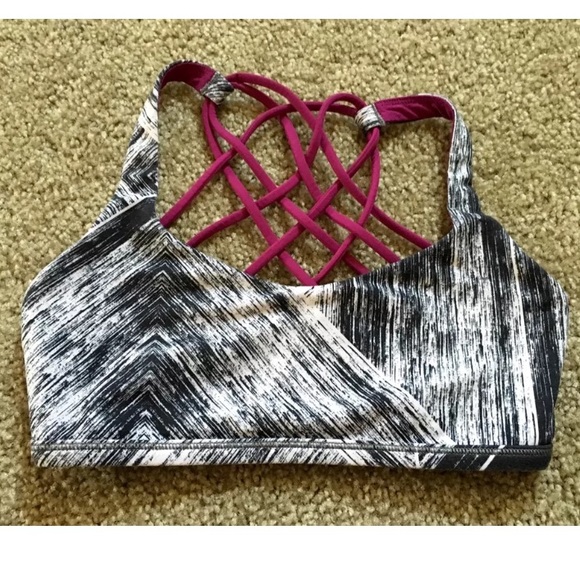 Lululemon Free To Be Wild Bra Top Heat Wave Purple
