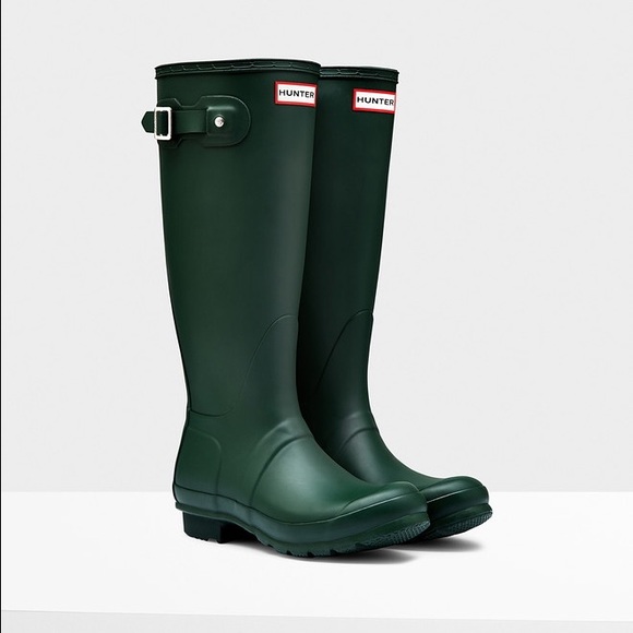 Unworn Green Hunter boots