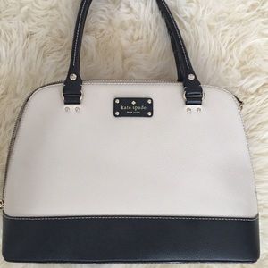 Kate Spade black and pearl tote