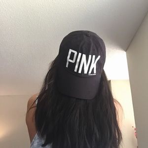 Pink Victoria's Secret Baseball Cap