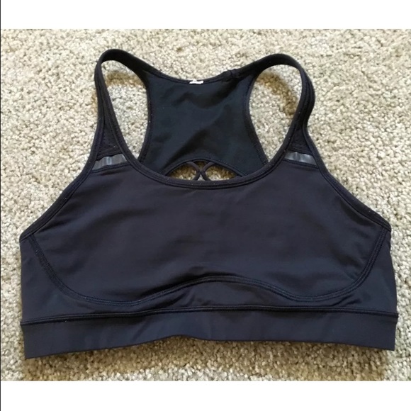 Lululemon Black Sweaty or Not Bra Top 8