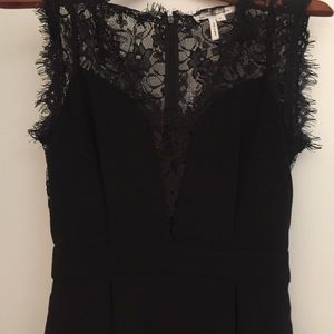Gorgeous Black Lace Back Cocktail Dress