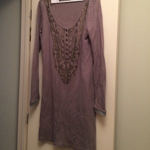 Gold and grey sweater