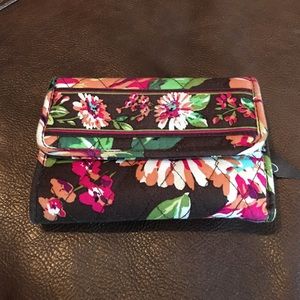 Vera Bradley English Rose Trifold Wallet
