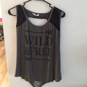 Wild & Free tank top
