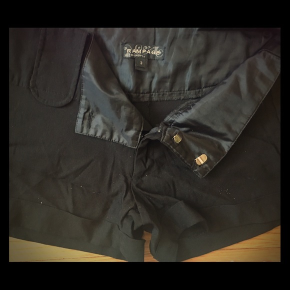 Rampage Black Shorts