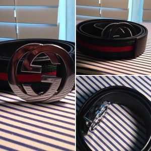 Black Gucci Belt