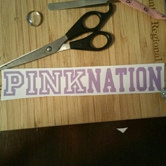8inch Pink Nation Light Purple Vinyl Decal