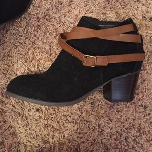 Black ankle boots