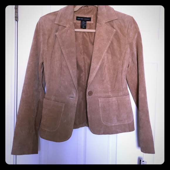 New York & Company NWT Leather blazer