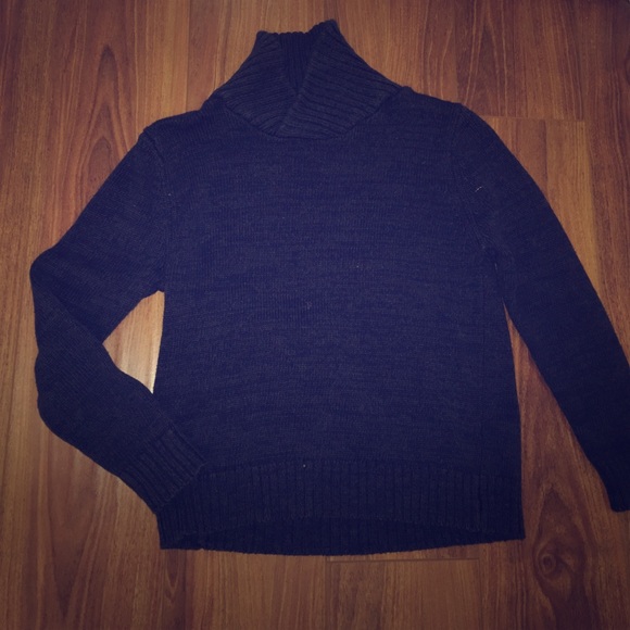 Navy high neck sweater (kids)