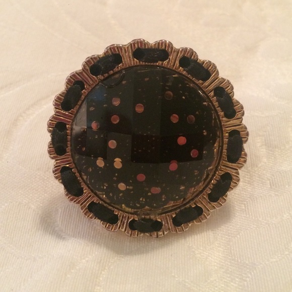 ❗️SOLD❗️ Betsey Johnson Black Illusion Ring