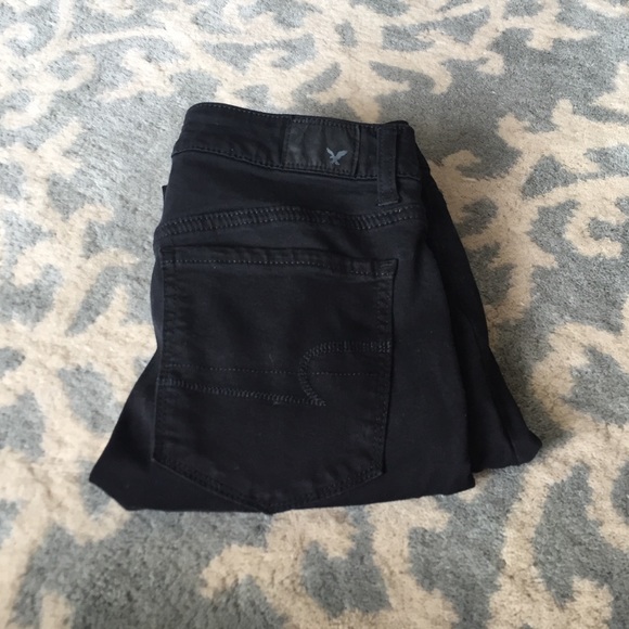 AE Black Super Super Stretch Jeggings