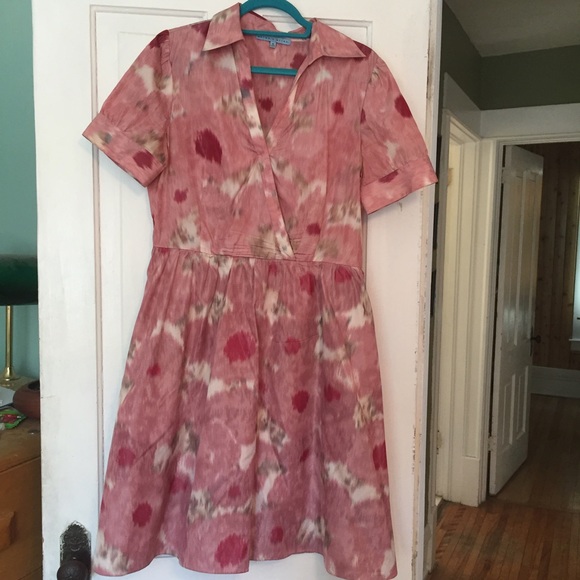 Antonio melani silk short sleeve dress